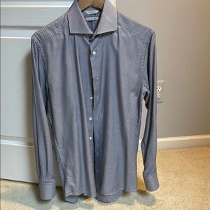 Men's Blue Checkered Shirt